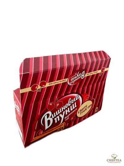 Вишневый пунш (чай пакетированный с ярлыком в коробочке) 20x2,5г