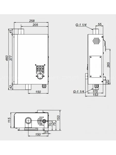Котел электрический настенный одноконтурный ZOTA -7.5 "Balance" (7.5 кВт)
