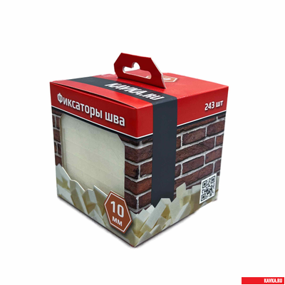 Фиксатор шва КАВКА 10х10х30мм (Уп. 243шт., Кор. 24 уп.)