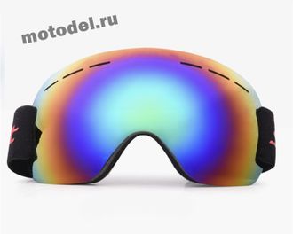 Маска (очки) X900 безрамочные, для снегохода, сноуборда, мотокросса, хамелеон