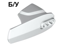 ! Б/У - Hero Factory Armor with Ball Joint Socket - Size 6, White (90638 / 6116518) - Б/У