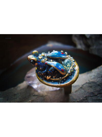 "Ночной Светлячок Кваказура. Вавилонские сказки", волшебное кольцо с лягушкой и опалом