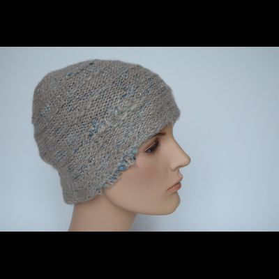 Зимняя шапка Италия Визио Vizio 6922 бежевая