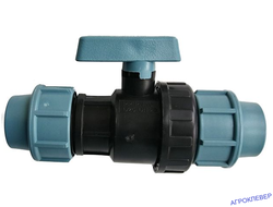 Кран компрессионный D25 заж. заж.