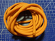 Latex hose for fuel 2.0x5.0 mm, orange.