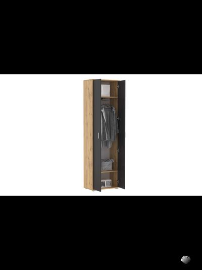 Антре 65.07 Шкаф  Дуб вотан / Диамант серый