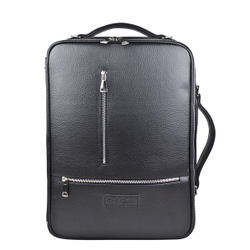 Кожаная сумка-рюкзак Castenaso black (арт. 3108-01)