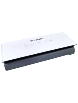 Вакуумный упаковщик SONNEN VS-V73, 3 режима, 95 Вт, запаивание до 30 см, сенсорная панель, резак, 456338
