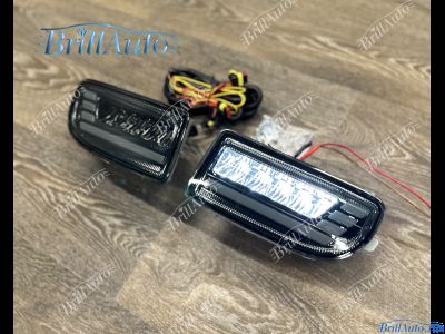Противотуманки Toyota Land Cruiser 100 бегающие LED темные