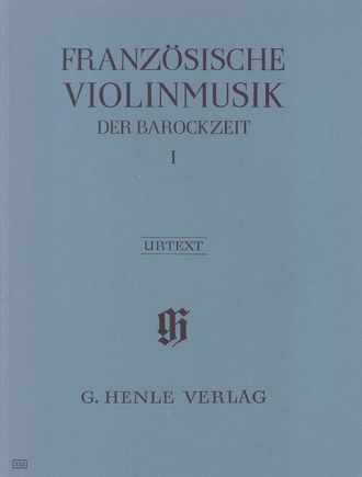 French Violin Music of the Baroque Era Volume I