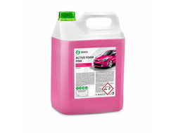 Автошампунь GRASS Active Foam Pink для бесконтактной мойки розовая пена 6 кг.