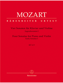 Mozart 4 Sonatas for Violin and Piano (Early Sonatas I, KV 6-9)