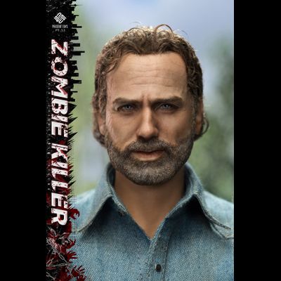 Рик Граймс (Ходячие мертвецы, Walking Dead) - КОЛЛЕКЦИОННАЯ ФИГУРКА 1/6  The Walking Dead Zombie killer (PT-sp53) - PRESENT TOYS