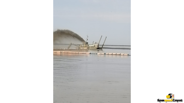 Расчистка морской части Гандуринского канала-рыбохода для нужд ФГБУ «Главрыбвод»