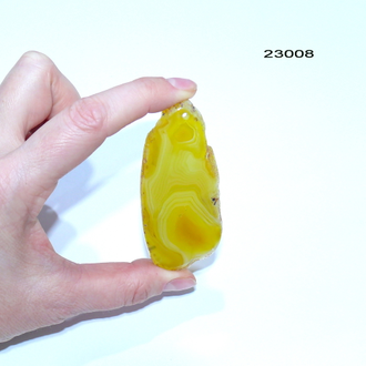 Агат натуральный тонированный (срез) арт.23008: 24,9г - 74*33*5мм