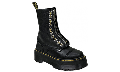 Dr Martens 1490 Sinclair Combs Leather Platform Black