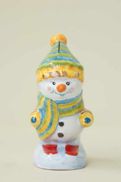 Снеговик на лыжах (спортсмен)