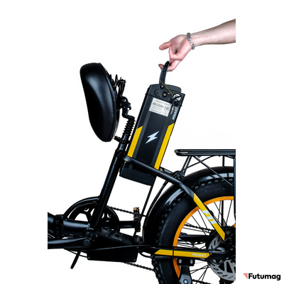 Электровелосипед Minako F11 PRO 20 (жёлтый)