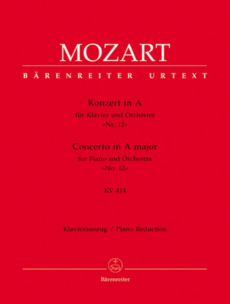 Mozart. Konzert №12 A-Dur KV414 für Klavier und Orchester für 2 Klaviere