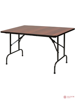 Стол банкетный складной 1200х800, орех, черный
