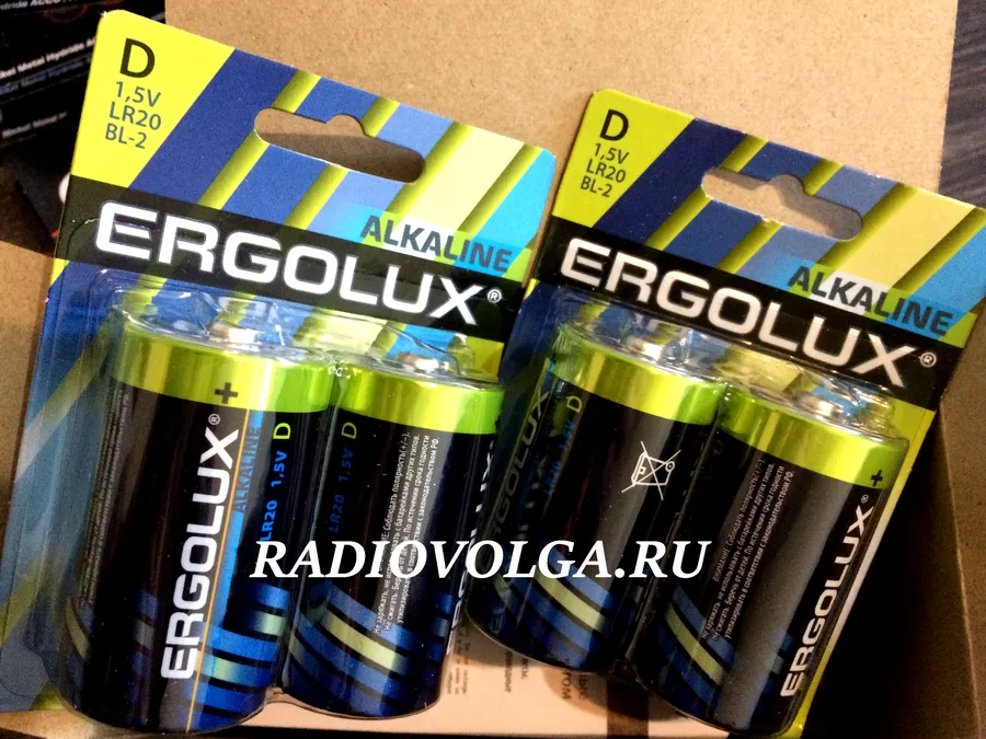 Батарейки Ergolux