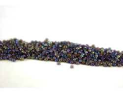 БИСЕР PRECIOSA 10/0 - 50г - 41010 ПРОЗРАЧНЫЙ РАДУЖНЫЙ СЕРЫЙ