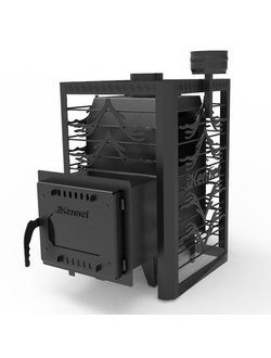 Печь банная Kennet Форт 12 сетка (котловая сталь 3мм) на 14 м.куб