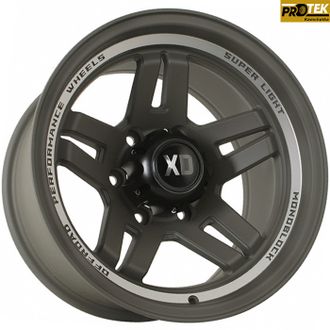 Комплект дисков R16 9,0J ET-30 6*139,7 Sakura Wheels R3917 Темно-серый с полировкой (№ 253)