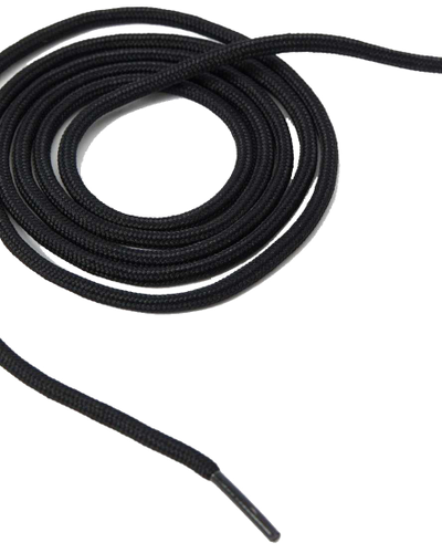 Шнурки Черные 55 Inch Waxed Flat Shoe Laces (8-10 Eye)