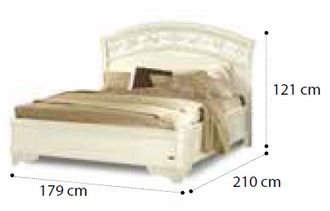 Кровать "Botticelli" 160х200 см