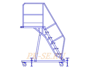 Стремянки аэродромные - Стремянки для обслуживания авиационной техники ...