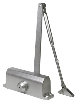 Дверной доводчик MORELLI DC-2 SILVER Нагрузка 60-85 кг. Цвет - серебро