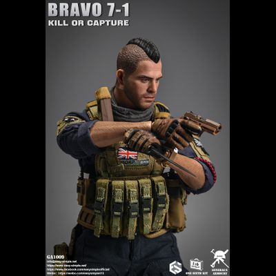 Джон "Соуп" МакТавиш (Soap, CoD Modern Warfare 2 2022)  - Коллекционная ФИГУРКА 1/6 scale BRAVO 7-1 KILL OR CAPTURE (GA1009) - General's Armoury