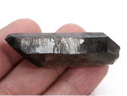 Кварц дымчатый, раухтопаз, кристалл двухголовик, Бразилия (55*15*14 мм, 17 г) №35764