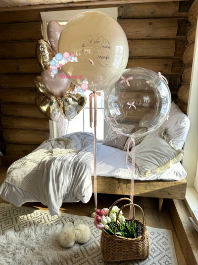 Стеклянный шар "К себе нежно"