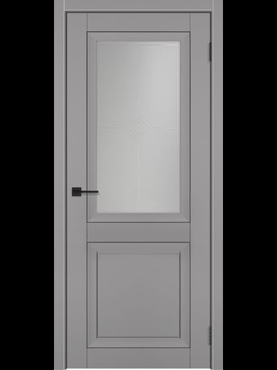 ДВЕРНАЯ ЛИНИЯ. ДЕКАНТО. SOFT TOUCH СЕРЫЙ БАРХАТ/ САТИН