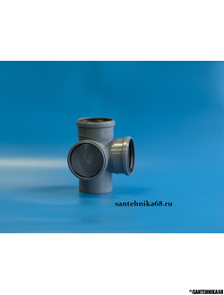 Крестовина двухплосткостная для канализации Политэк 110х110х110 110х110х50 110х50х50 левая правая под 90гр.