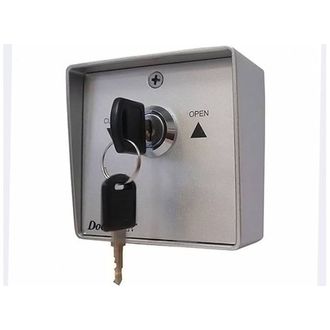 Выключатель металлический SWM кнопка-ключ для рольставен DOORHAN и Sapf Alutech