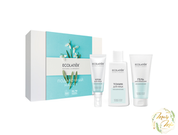 ПОДАРОЧНЫЙ НАБОР ДЛЯ ЛИЦА "FACE CARE", ECOLATIER