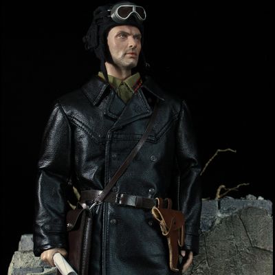 Советский танкист (командир танка) - коллекционная фигурка 1/6 WWII The Soviet Tank Corps Suit AL100012B - Alert Line
