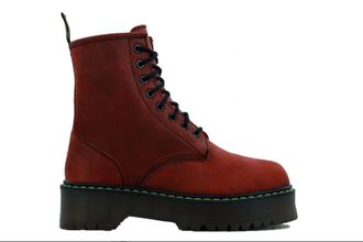 Dr. Martens Jodan красные (с мехом)