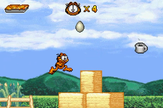 Garfield and His Nine Lives, Игра для GBA (No Box) Русская версия