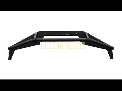 Передний силовой бампер серии Трофи на Mitsubishi Pajero II 1991-1999 (02.130.01)