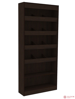 Стеллаж кондитерский СК, 900х300х2100 мм (ДУБ ВЕНГЕ)