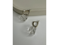 Серьги с горным хрусталем