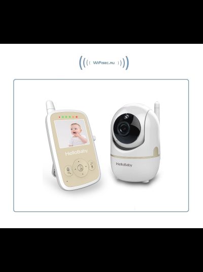 Комплект WiFi видеоняня HelloBaby HB248, монитор и одна поворотная видеокамера