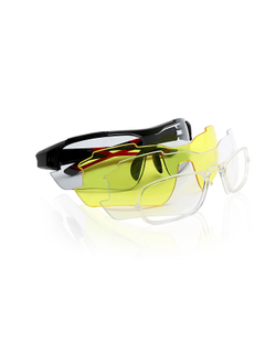Очки ИДЕАЛ (прозрачные/желтые/дымчатые) открытые с покрытием, ОЧК101KN