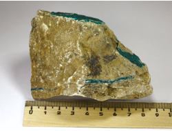 Диоптаз на породе, Казахстан (83*70*63 мм, 380 г) №10781