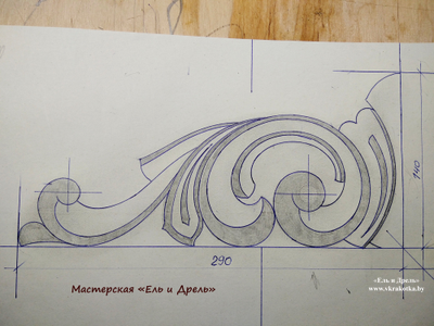 Эскизы резьбы