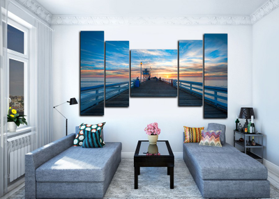 Модульная картина "Мост к солнцу"